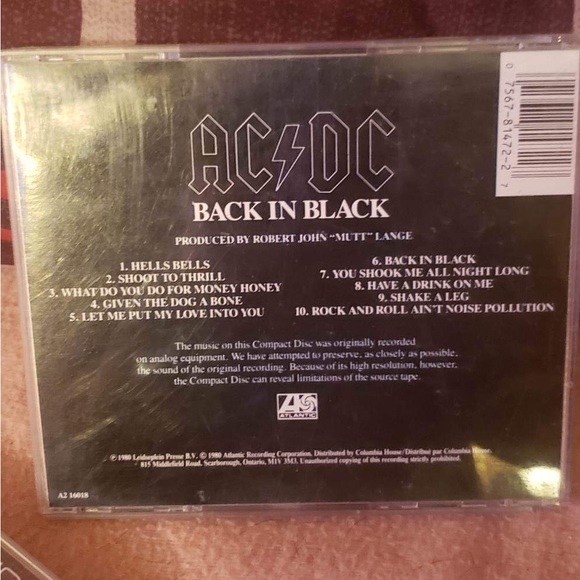 AC/DC CD - Picture 2 of 2